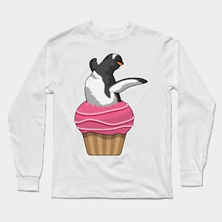 Penguin with Muffin Long Sleeve T-Shirt